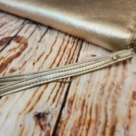 Nanette Lepore Gold Clutch - Picture 5 of 5